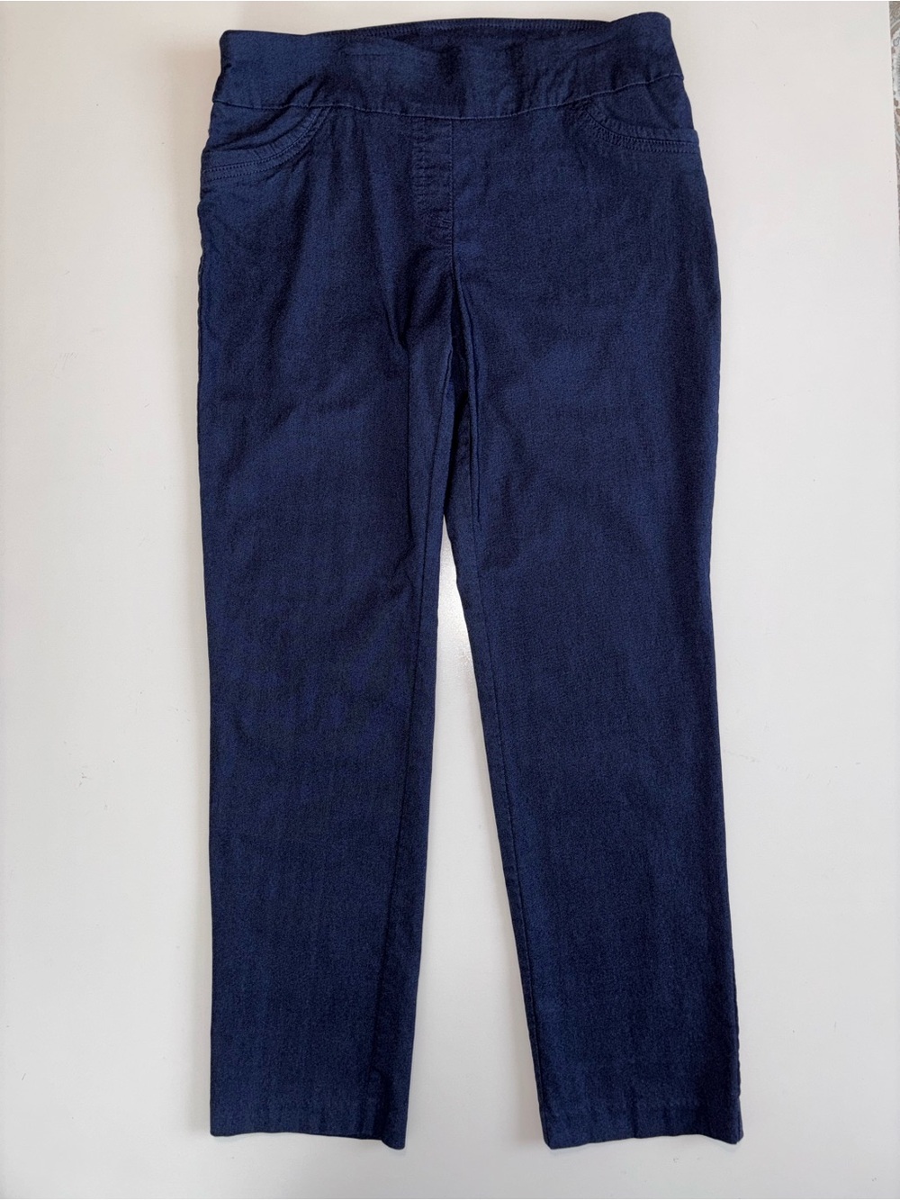Briggs New York Dark Navy Stretch Chinos